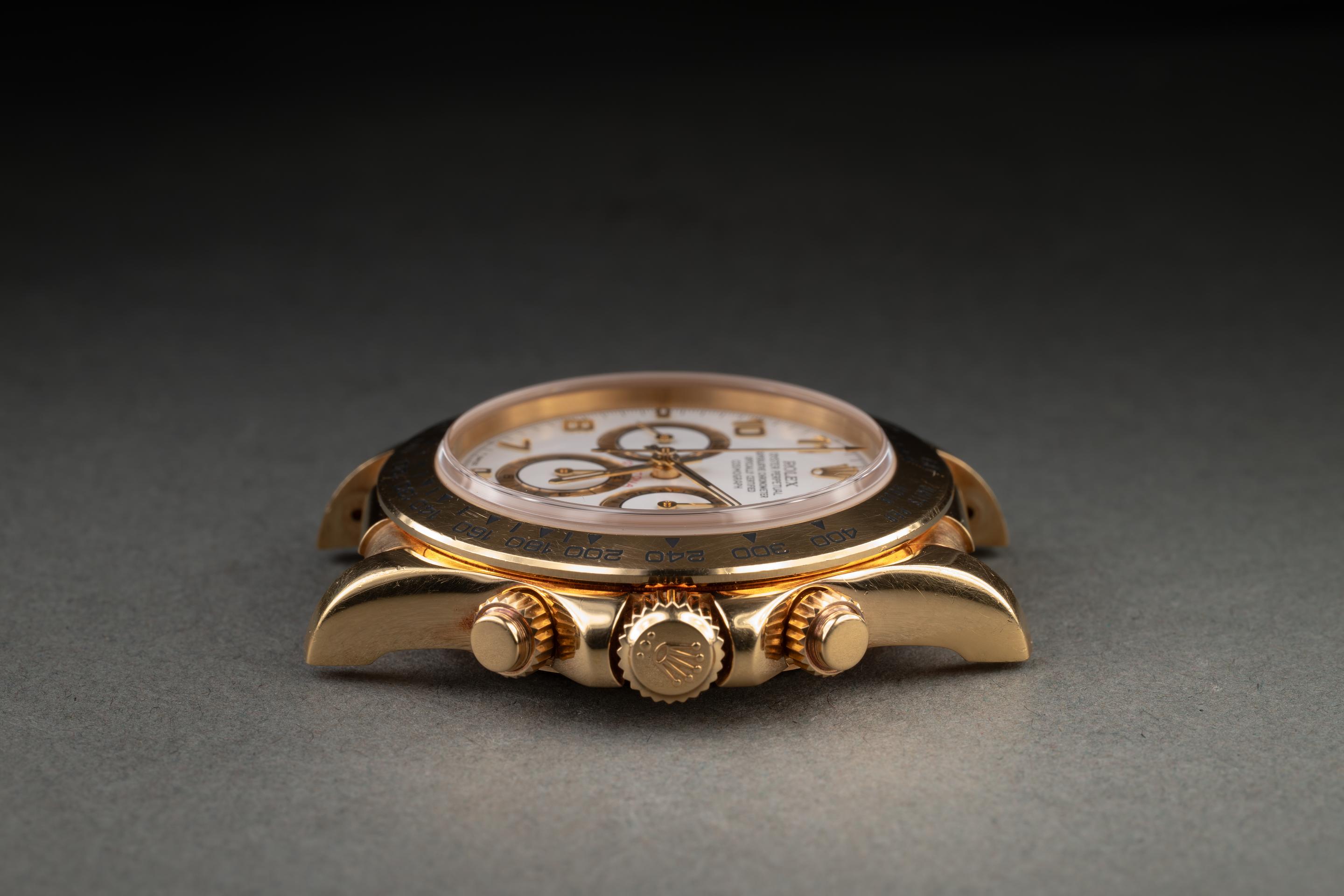 FS: 1997 Rolex 18K YG Daytona 16518 White Arabic Dial - Rolex