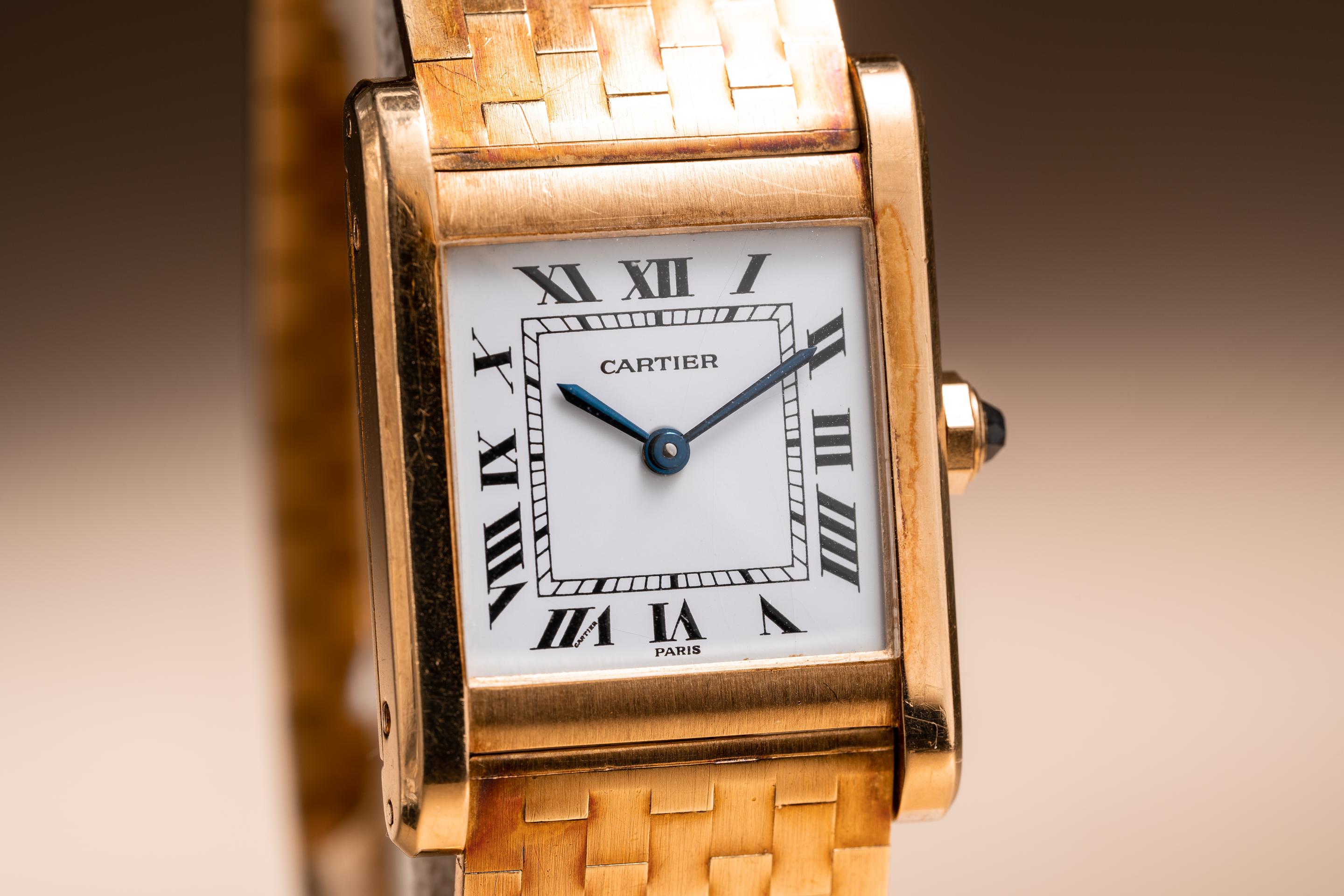 Cartier Tank Normale Yellow Gold Watch Review - Oracle Time