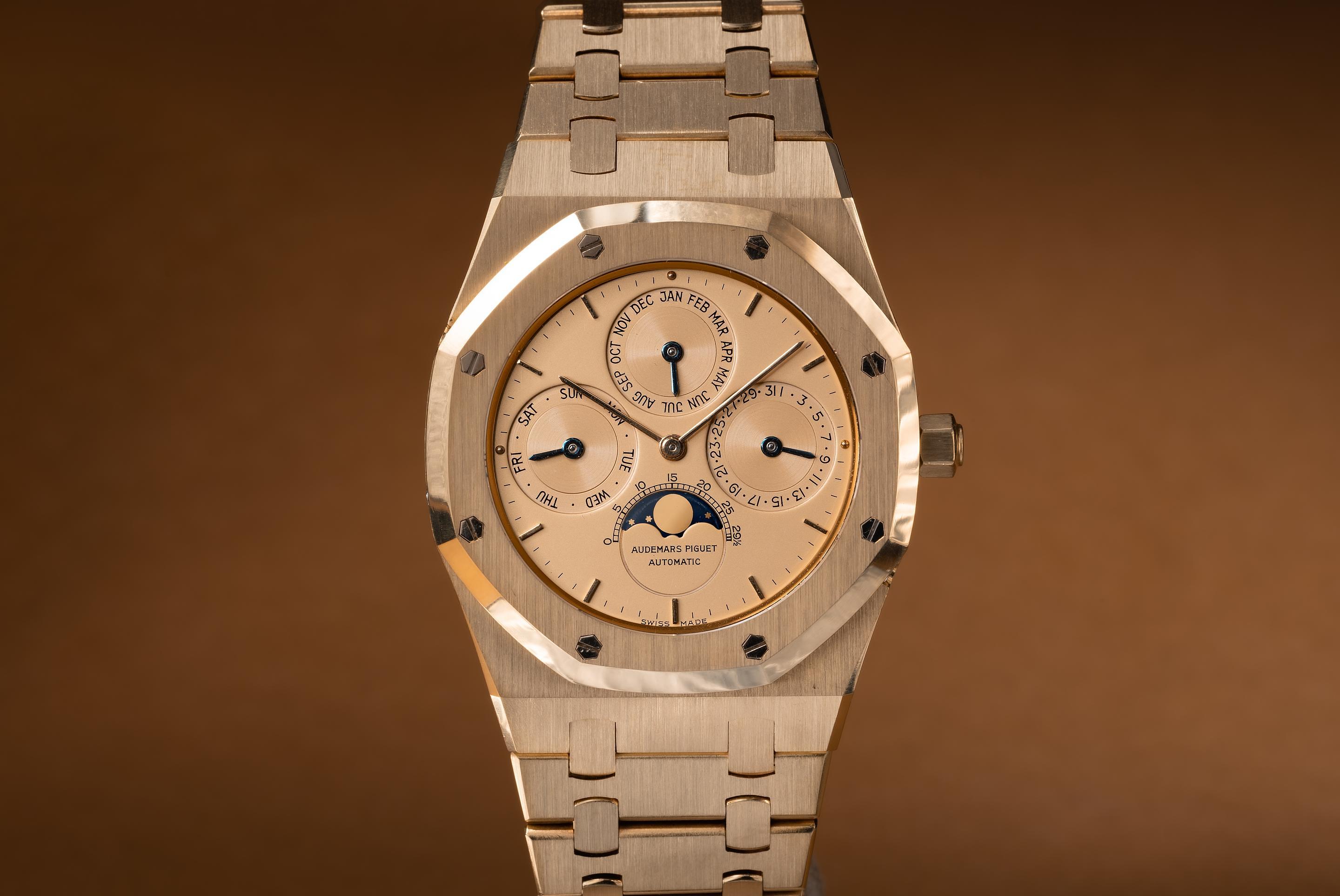 FS 1990 Audemars Piguet 18K YG Royal Oak 25654 Perpetual