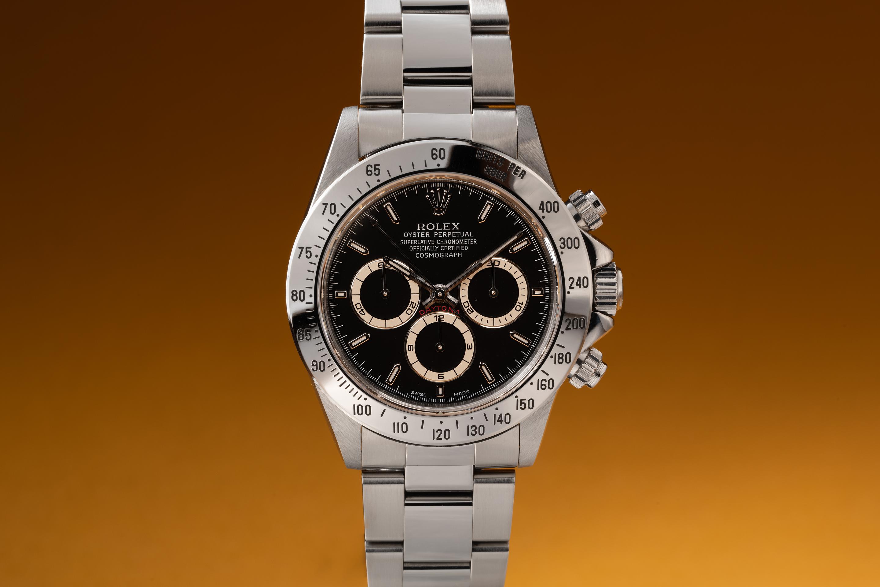FS: 1998 Rolex Zenith Daytona 16520 Black Dial with Box and Papers