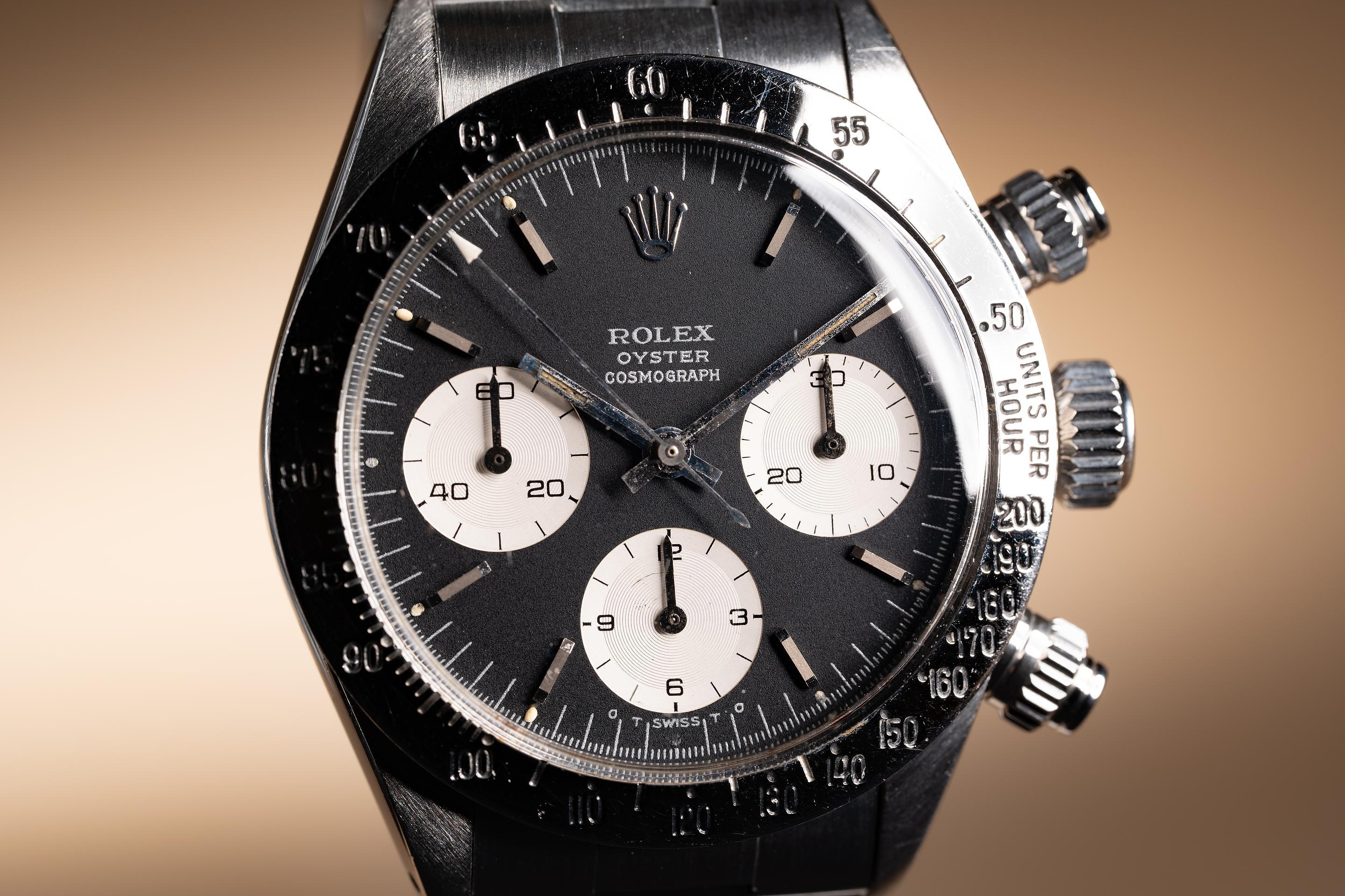 FS 1974 Rolex Daytona 6265 Black All Silver Print Sigma Dial