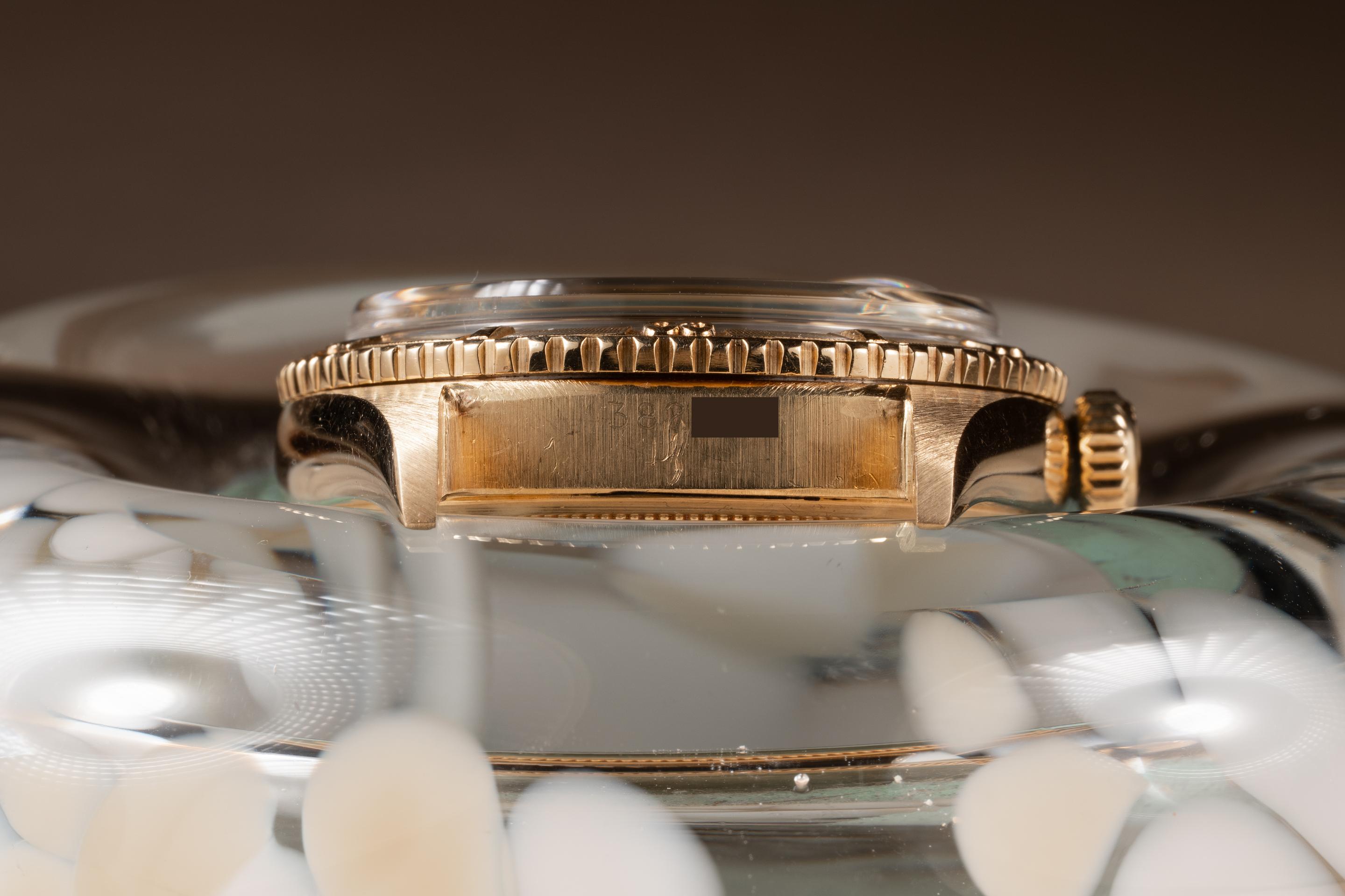 18日 19時半迄【MorningSun】ドテラ Oo ON Tt Pm FS: 1958 Rolex 18K YG DateJust Turn-O-Graph Thunderbird 6609