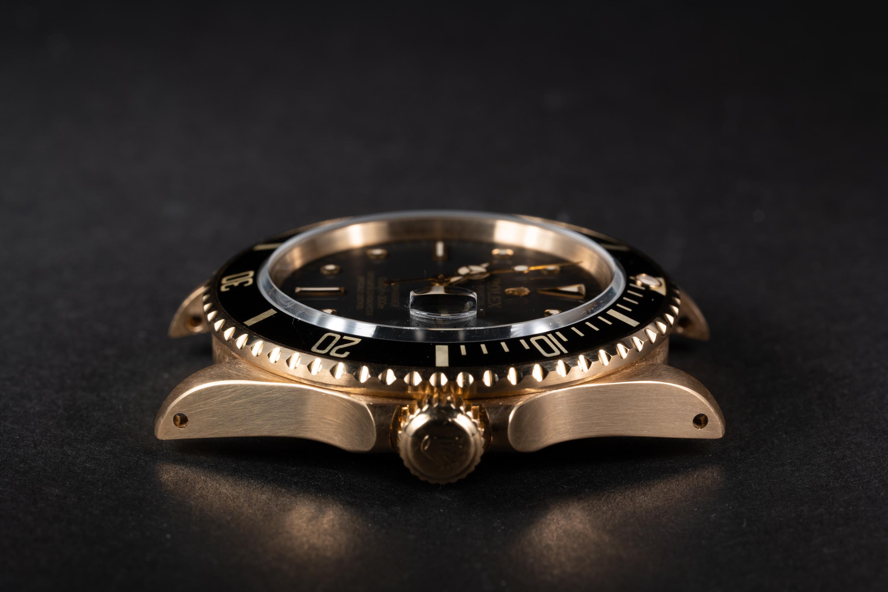 naohide様　確認写真 FS: 1985 Rolex 18K YG Submariner 16808 Matte Black Nipple Dial