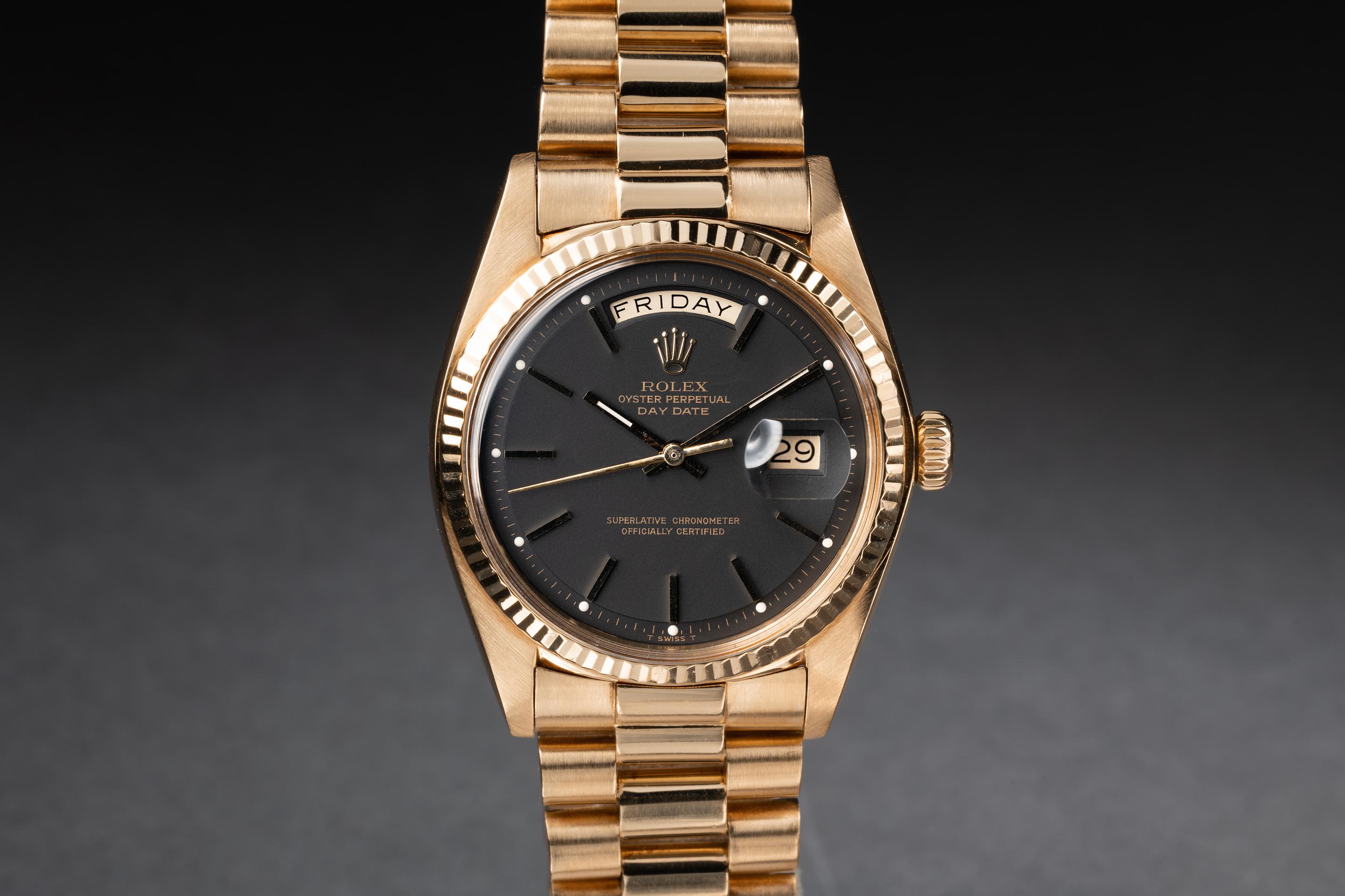 Rolex 1803 black dial sale