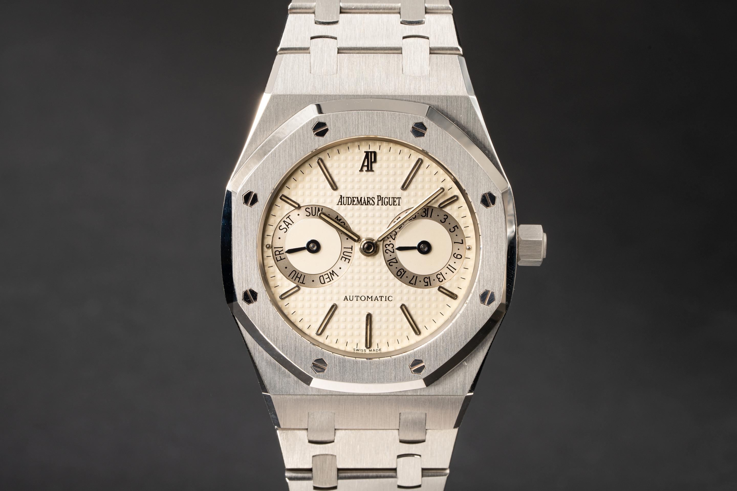 FS 1994 Audemars Piguet Royal Oak Day Date 25572 ST Cream Dial